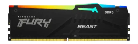 Memoria DDR5 16Gb 5600Mhz Kingston Kf556C36Bwe-16 Fury Beast (1X16Gb)/Blanco/Cl36/Xmp/Expo