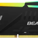 Memoria DDR5 32Gb 6000Mhz Kingston Fury Beast Rgb (1X32Gb)/Negro/Cl36/Expo/Dimm/Kf560C36Bbe2A-32