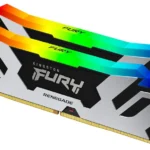 Memoria DDR5 32Gb 6000Mhz Kingston Fury (2X16Gb)/Blanco/Cl36/Rgb/Dimm/Kf560C36Bwe2Ak2-32