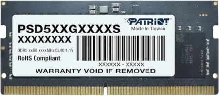 Memoria Sodimm DDR5 16Gb 4800Mhz Patriot Psd516G480081S/Non-ECC /Cl40
