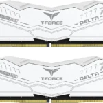 Memoria DDR5 32Gb 7200Mhz Teamgroup T-Force Delta Rgb Ff4D532G7200Hc34Adc01 (2X16Gb), Blanco, Non-ECC, Cl34
