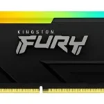 Memoria DDR5 64Gb 5600Mhz Kingston Fury Beast (1X64Gb)/Negro/Cl40/Rgb/Dimm/Kf556C40Bba-64