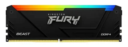 Memoria DDR5 64Gb 5600Mhz Kingston Fury Beast (1X64Gb)/Negro/Cl40/Rgb/Dimm/Kf556C40Bba-64