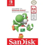 Memoria Microsdxc 64Gb Sandisk Sdsqxao-064G-Gn6Zn/Nintendo Switch Huevo Yoshi
