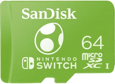 Memoria Microsdxc 64Gb Sandisk Sdsqxao-064G-Gn6Zn/Nintendo Switch Huevo Yoshi