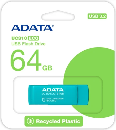 Memoria USB Adata Uc310 64Gb USB 3.2(3.1 Gen 1) Lectura 100/ V