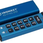 Memoria USB 32Gb Kingston Ikkp200/32Gb Ironkey Keypad 200, Usb3.2/IP68/Color Azul