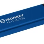 Memoria USB 32Gb Kingston Ikkp200/32Gb Ironkey Keypad 200, Usb3.2/IP68/Color Azul