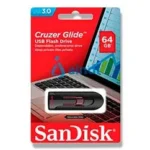 Memoria USB 2.0 64Gb Sandisk Sdcz60-064G-B35 Cruzer Glide/Negro-Rojo