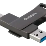 Memoria USB 3.2 32Gb Quaroni Qum-05 Dual AC/Otg/Negro