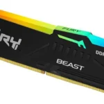 Memoria DDR5 32Gb 5600Mhz Kingston Fury Beast (1X32Gb)/Negro/Cl36/Xmp/AMD Expo/Dimm/Rgb/Kf556C36Bbea-32