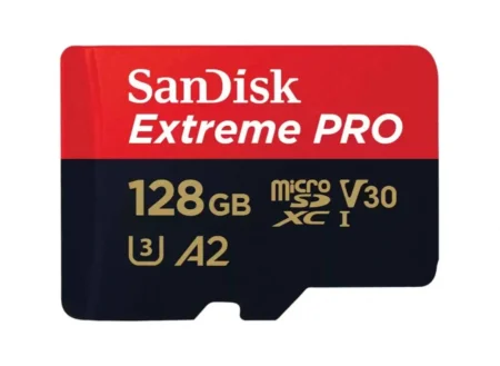 Memoria Microsdxc 128Gb Sandisk Sdsqxaa-128G-Gn6Aa/Extreme/Uhs-I/V30/U3/A2/C/Adaptador