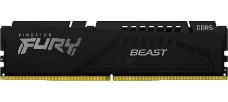 Memoria DDR5 32Gb 6000Mhz Kingston Kf560C30Bba-32 Fury Beast (1X32Gb)/Negro/Rgb/Cl30/Xmp