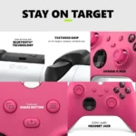 Control Xbox Inalambrico Rosa Deslumbrante