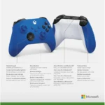 Control Xbox Inalambrico Azul Caja Maltratada