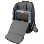 Mochila Para Laptop Con Sistema 15.6 A 17 Pulg Negra Con Bomba Incl