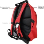 Swissmobility Backpack Zion Por Talaptop 15 Inch Red Color