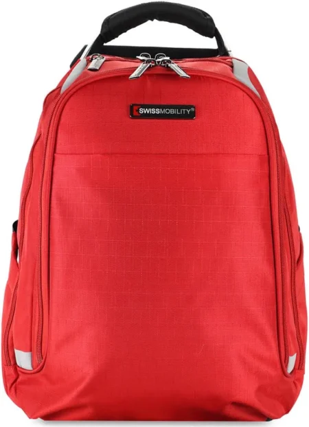 SWISSMOBILITY BACKPACK ZION POR TALAPTOP 15 INCH RED COLOR