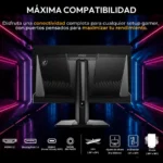 Monitor 27" MSI Mag 271Qpx Qd-OLED/Qd-OLED/HDMI/DP/USB-C/2560X1440/360Hz/0.03Ms/Negro