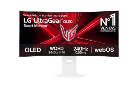Monitor LG Ultragear OLED 39 Pulgadas Curvo Wqhd 240 Hz Webos
