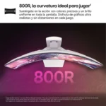 Monitor LG Ultragear OLED 39 Pulgadas Curvo Wqhd 240 Hz Webos