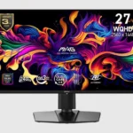 Monitor 27" MSI Mag 271Qp Qd-OLED X24/Qd-OLED/HDMI/DP/2560X1440/240Hz/0.03Ms/Negro