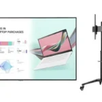 LG Monitor LED 98In Ultra HD 4K + Soporte De Carro 140Kg70 A 120In