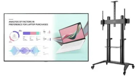 LG Monitor LED 98In Ultra HD 4K + Soporte De Carro 140Kg70 A 120In