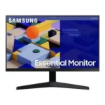 Monitor 24" Samsung Essential S3 LED/VA/HDMI/VGA/1920X1080/5Ms/Freesync/100Hz/Negro/Ls24F334Ealxzx