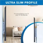 Wall Mount Floating Av Rack - Adjustable