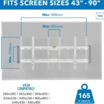 Wall Mount Floating Av Rack - Adjustable
