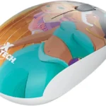 Mouse Alambrico Disney Xtech Xtm-D406Ps/1200Dpi/3 Botones/Ambidiestro/USB-A/Blanco-Princesas