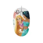 Mouse Alambrico Disney Xtech Xtm-D406Ps/1200Dpi/3 Botones/Ambidiestro/USB-A/Blanco-Princesas