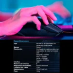 Mouse Inalambrico Xtech Xtm-310Gn/1600Dpi/4 Botones/2.4Ghz/Optico/USB/Negro-Verde