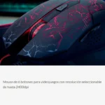 Mouse Inalambrico Xtech Xtm-310Gn/1600Dpi/4 Botones/2.4Ghz/Optico/USB/Negro-Verde