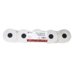 Paquete C/5 Rollos Papel Bond Nextep Ne-531 De 76X70Mm/Blanco-Amarillo