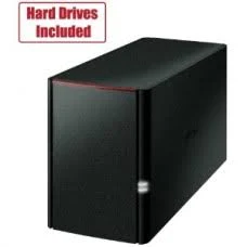 NAS Linkstation 220D 2Bay 8Tb (2X4Tb) RAID 0/1 RJ45 1Gb USB 2.0