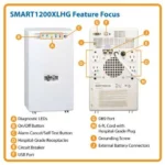 UPS Tripp Lite Smart1200Xlhg 1200Va 120V Grado Hospital