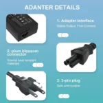 FUENTE DE PODER PARA CONECTOR U SB C DC DEL ET8X ENTRADA AC 100 240