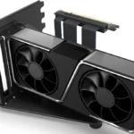 Kit De Soporte Para Tarjeta De Video Nzxt Ab-Rh175-B1/Base Vertical+Cable Riser/Para H5 H6 H7 Y H9 Series/Negro