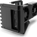 Kit De Soporte Para Tarjeta De Video Nzxt Ab-Rh175-B1/Base Vertical+Cable Riser/Para H5 H6 H7 Y H9 Series/Negro