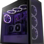 Kit De Soporte Para Tarjeta De Video Nzxt Ab-Rh175-B1/Base Vertical+Cable Riser/Para H5 H6 H7 Y H9 Series/Negro