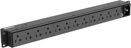 Pdu Basico Para Distribucion De Energia Panduit P12B46M/Enchufe De Entrada Nema L6-20P/Con 13 Contactos C13/Instalacion Horizontal De 19In/1Ur/20 Amp/220 Vca
