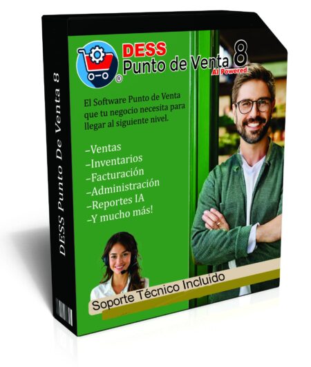 Licencia Electrónica Dess Punto De Venta 8, Vigencia 1 Año.