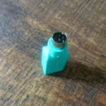 Adaptador De Teclado Ps/2 A USB Hembra A Macho .