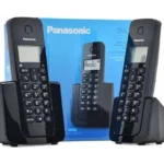 Telefono Inalambrico Panasonic C/Bloqueo De Llamadas/2 Auriculares/Dect 6.0/LCD/18Hrs De Bateria/Negro/Kx-Tgb312Meb