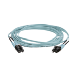 Jumper De Fibra Optica Multimodo Panduit 50/125 Om4/Lc-Lc Duplex/Ofnr (Riser)/3M (9.84 Pies)/Aqua/Fz2Erlnlnsnm003