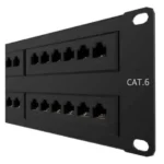 Panel De Parcheo 2U De 48 Puertos Cat6 RJ45 Utp Tipo 110