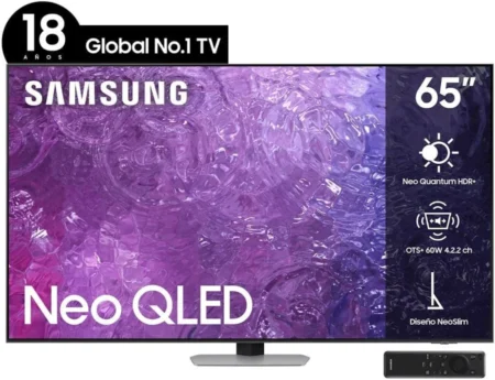 Pantalla Samsung 65 Neo QLED 4K Qn90F Vision Ai Smart Tv/120Hz/Sli