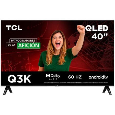 Pantalla Tcl 40 Inc QLED Flat FHD Google Tv Dolby Audio 2X8W